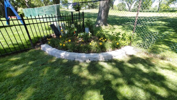 corner stone wall after