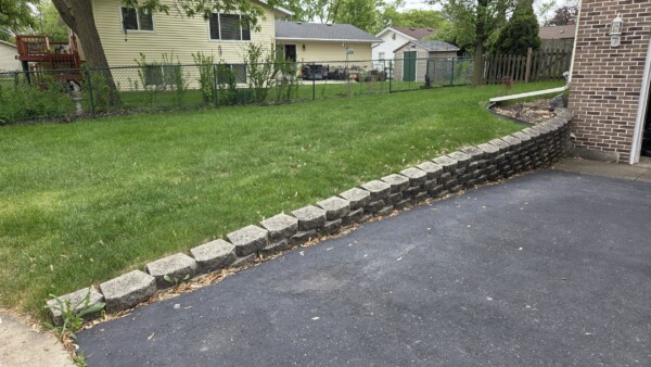 fix retaining wall before