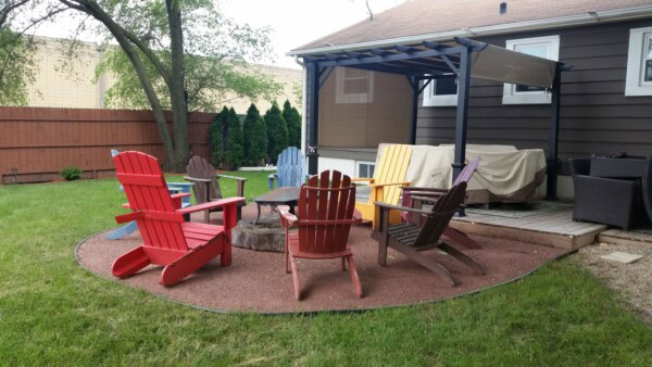 niziolec during 2018 back patio