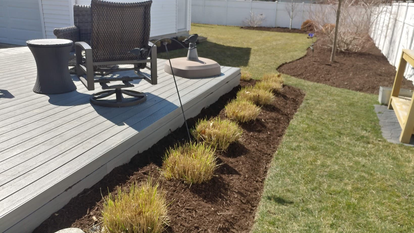 spring clean up after mulch